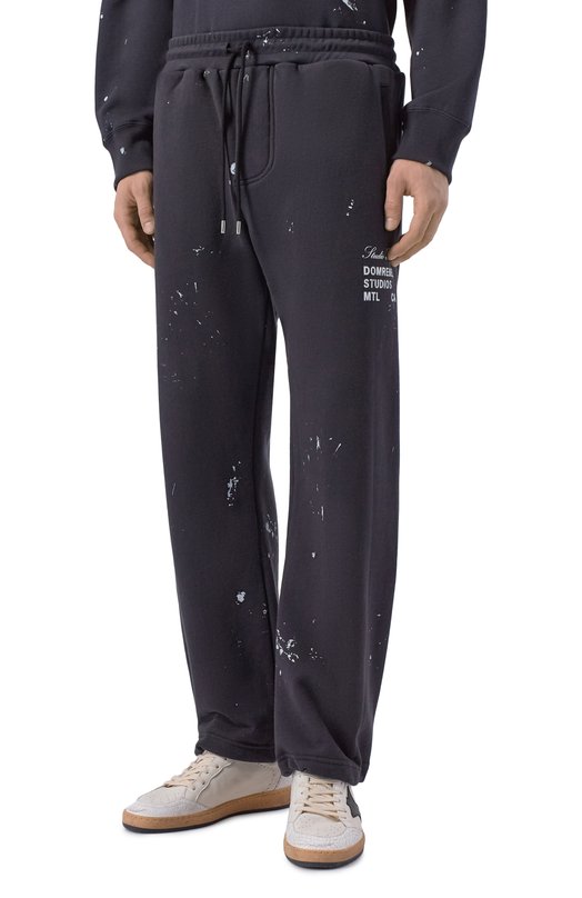 Хлопковые брюки DOMREBEL M STAFF/SWEATPANTS Серый  M STAFF/SWEATPANTS Фото 3