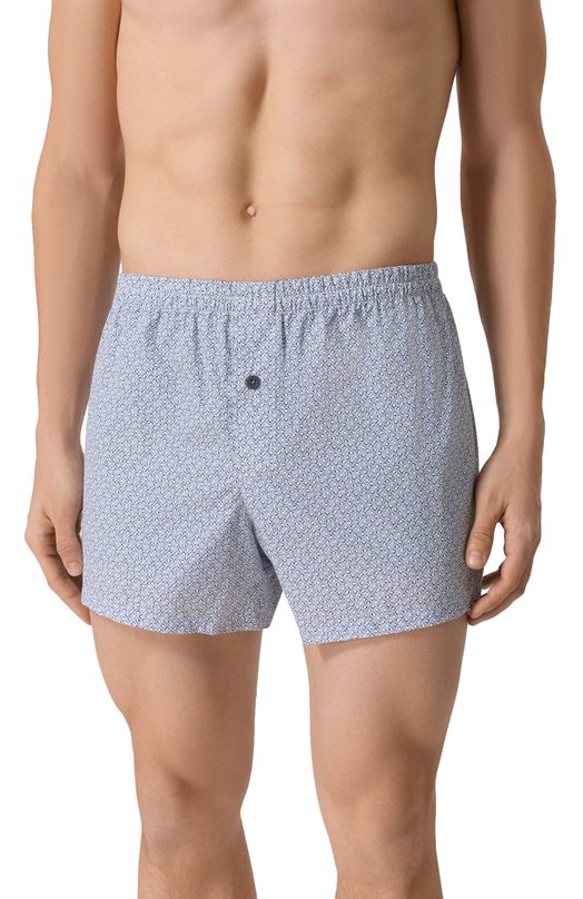 Хлопковые боксеры Zimmerli 4800-27201 Голубой  4800-27201 Фото 2