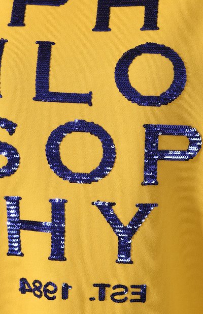 Хлопковый свитшот PHILOSOPHY DI LORENZO SERAFINI, арт. A1710/747, фото 5