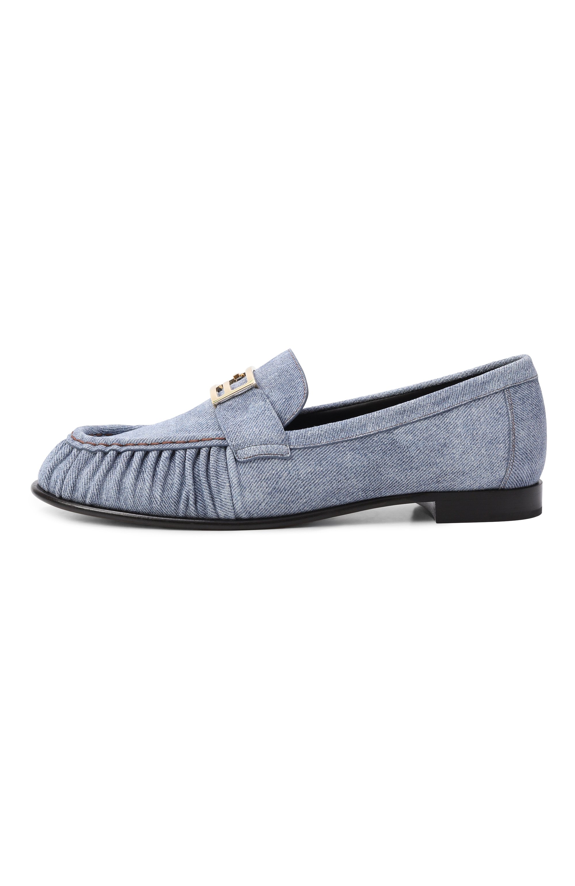 Текстильные лоферы baguette FENDI, арт. 8D8756 AY9D F0RU7, фото 4