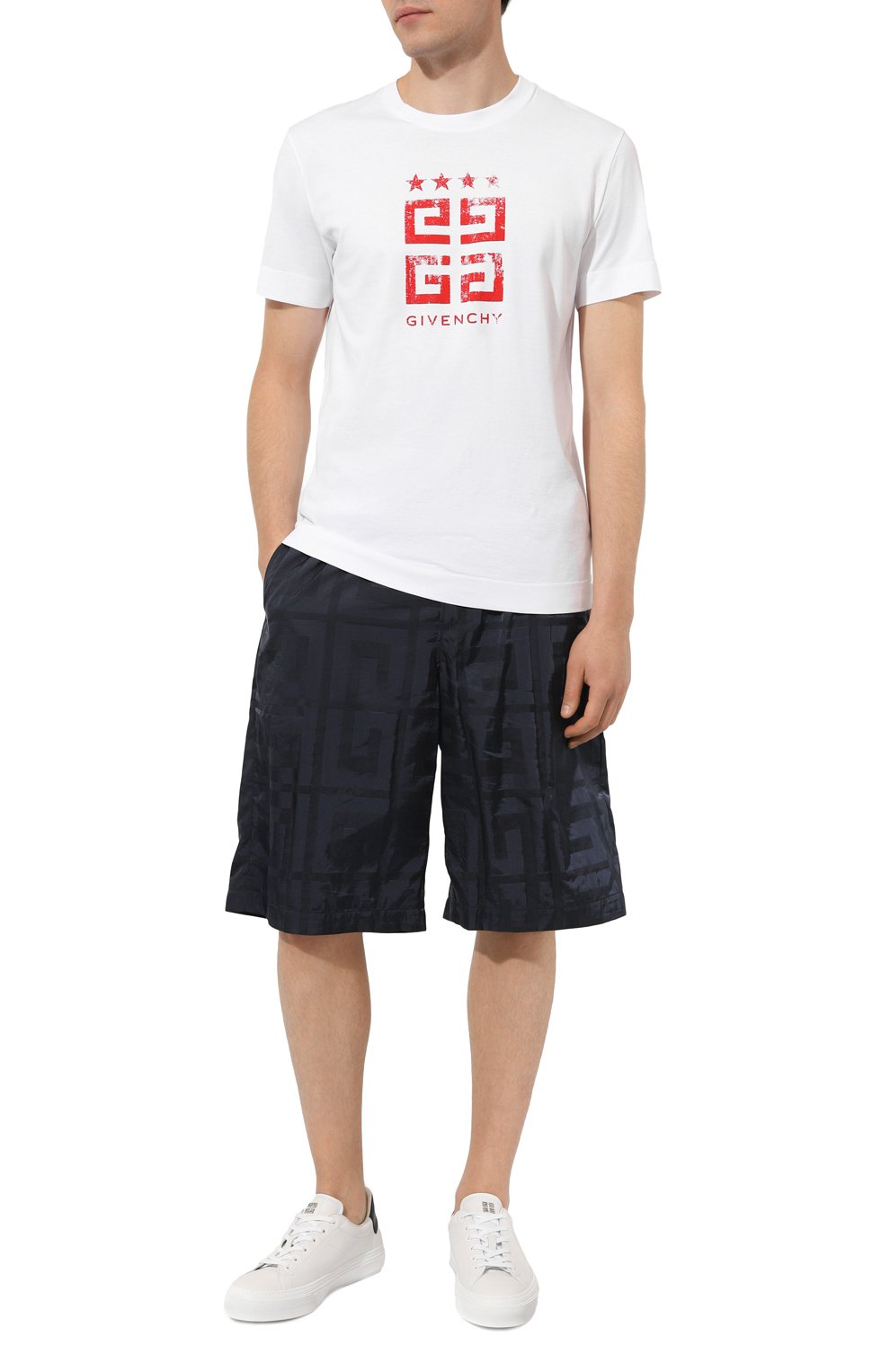 Хлопковая футболка GIVENCHY, арт. BM716G3YEL, фото 2