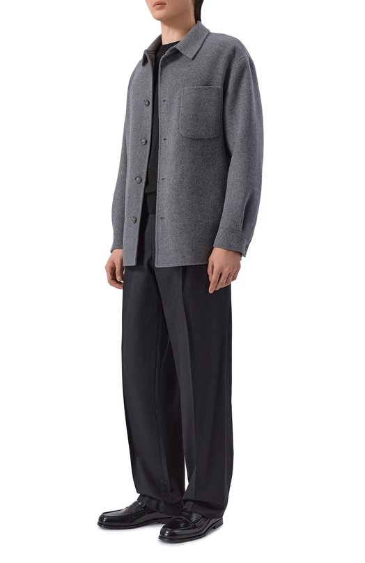 Шерстяная куртка-рубашка Hevo BARID/I700 Серый  BARID/I700 Фото 2