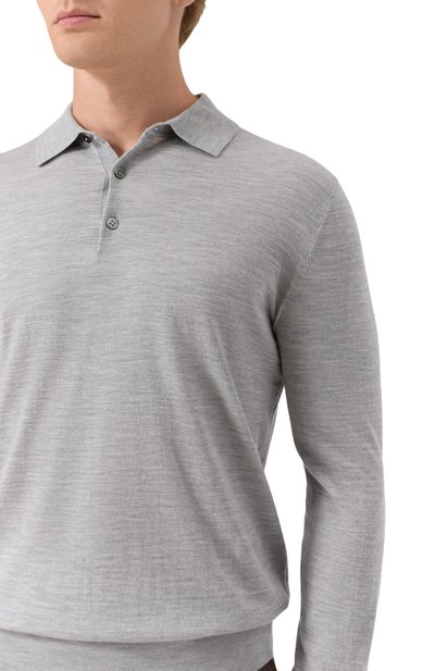 Поло из шерсти и шелка 12 STOREEZ, арт. 129458, фото 5