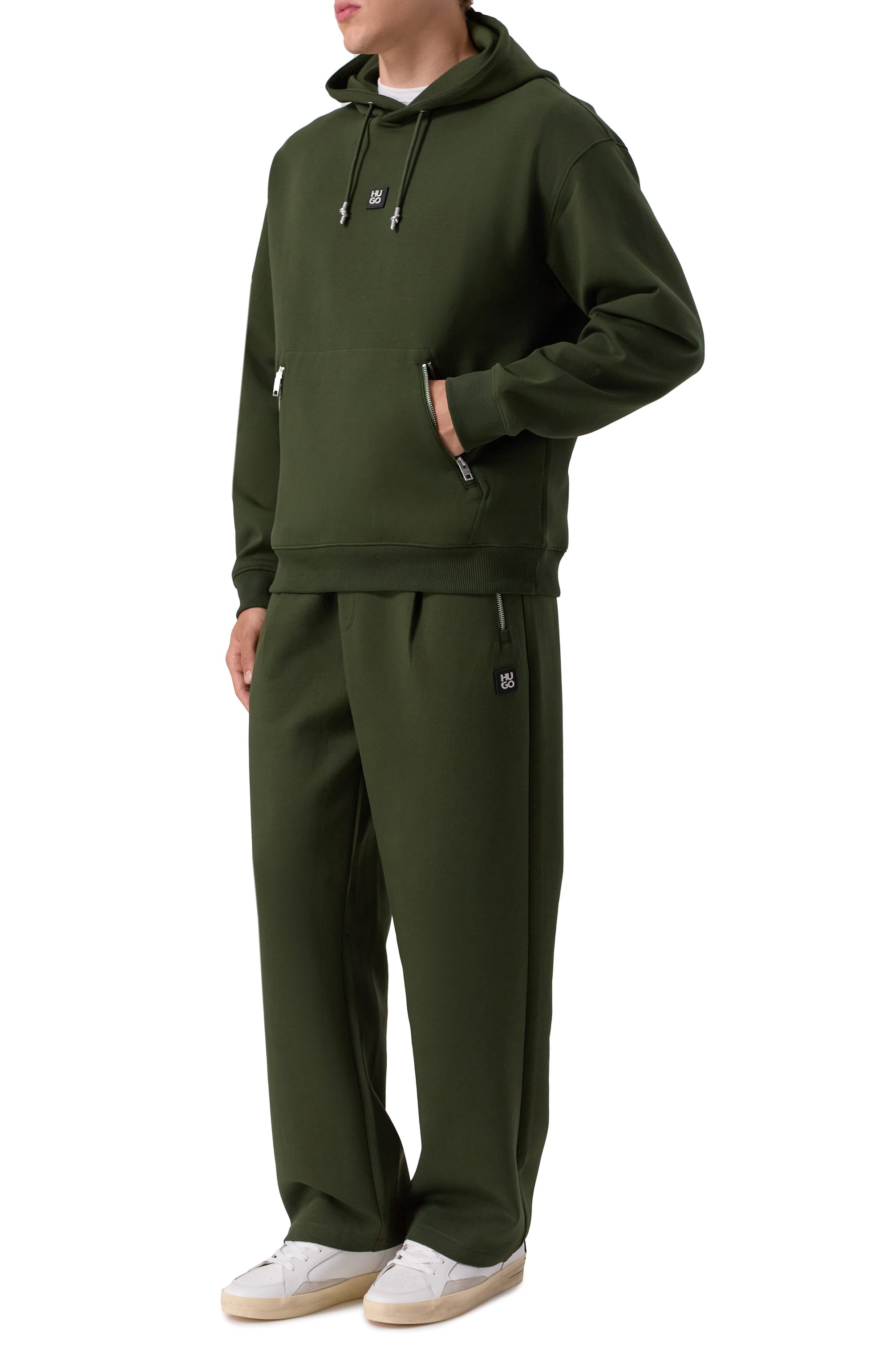 Хлопковое худи HUGO, арт. 50542583, фото 2