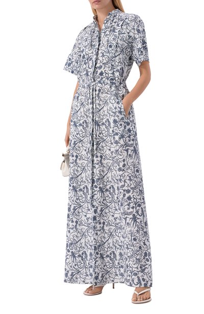 Женское льняное платье KITON, арт. D53333H08903