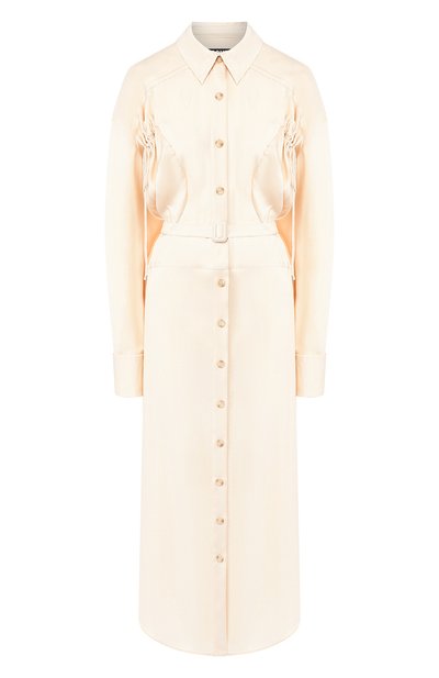 Женское платье из смеси вискозы и шелка JACQUEMUS, арт. 193DR07/18130