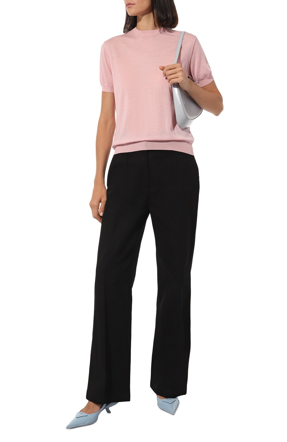 Шерстяной пуловер PRADA, арт. P24V22-J2N-F0442-162, фото 2