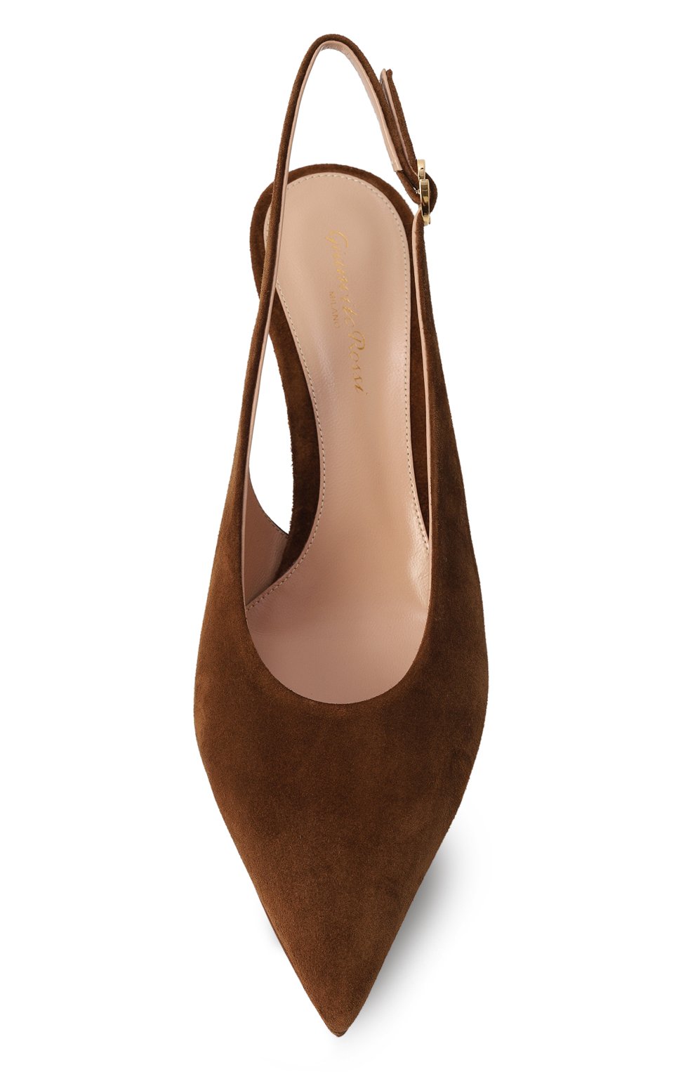 Замшевые туфли robbie 55 GIANVITO ROSSI, арт. G95538.55RIC.CAMTEXA, ф�ото 6