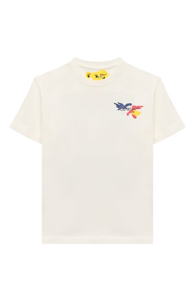 Хлопковая футболка OFF-WHITE, арт. 0BAA002F23JER007, фото 1