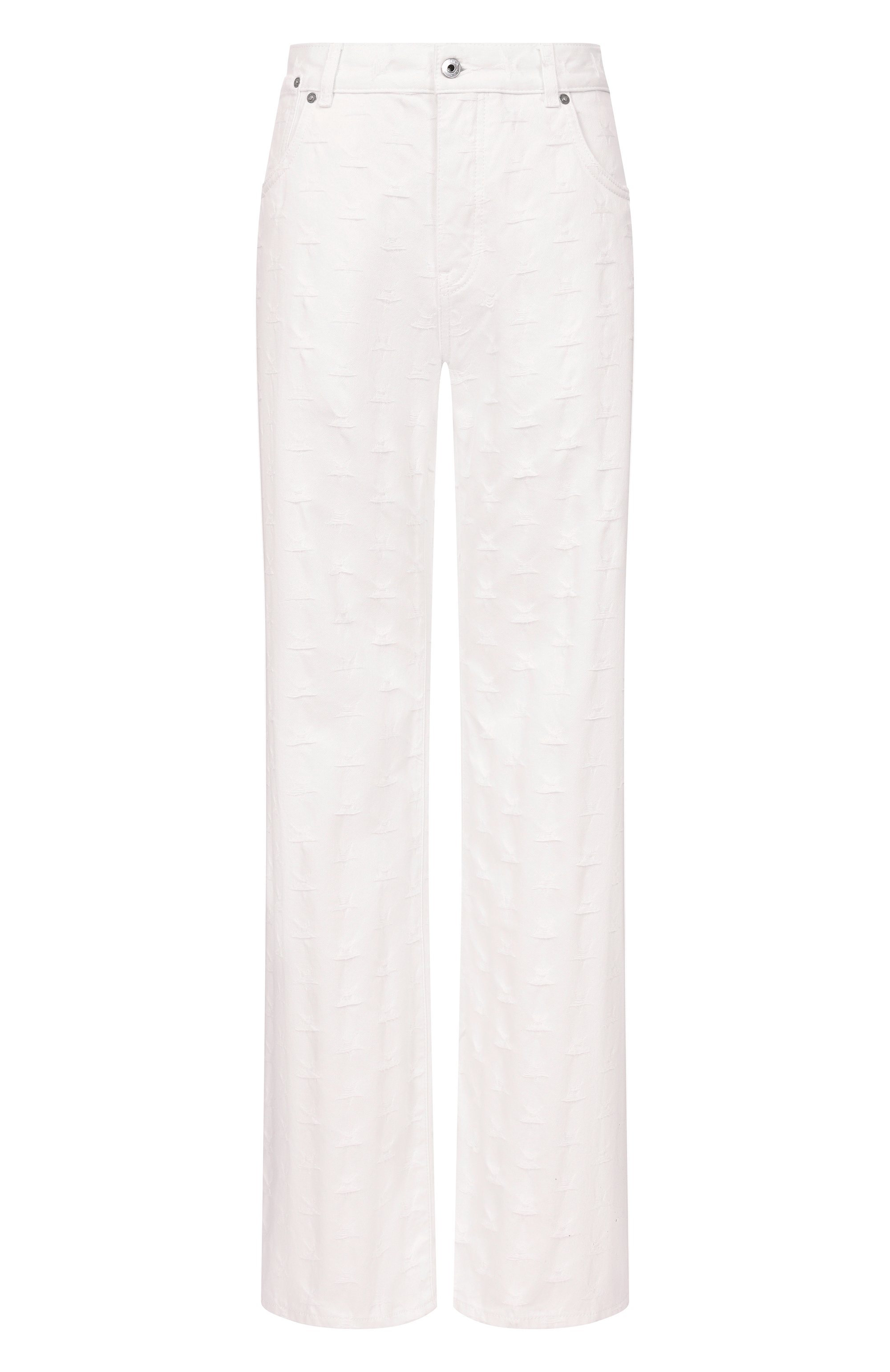Джинсы star jacq OFF-WHITE белого цвета по цене 78800 руб., арт. 0WYA062S26DEN001, фото 1 Джинсы star jacq OFF-WHITE, арт. 0WYA062S26DEN001, фото 1