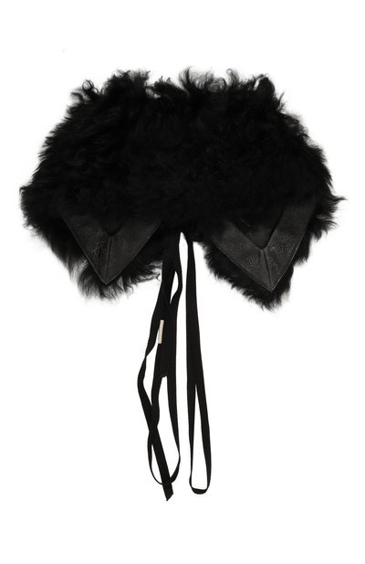 Меховой воротник из овчины ANN DEMEULEMEESTER, арт. 2402-U-ACC65-L-LT138-D0097, фото 3