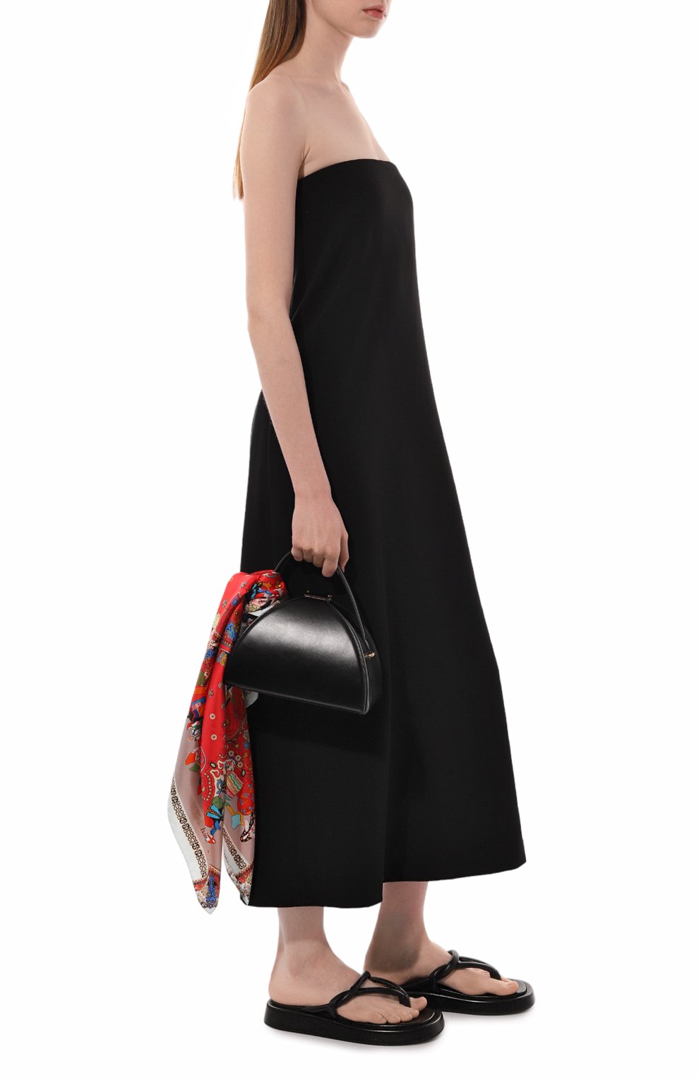 Шелковый платок ensemble RADICAL CHIC красного цвета по цене 19760 руб., арт. 20188.21.02, фото 5 Шелковый платок ensemble RADICAL CHIC, арт. 20188.21.02, фото 5