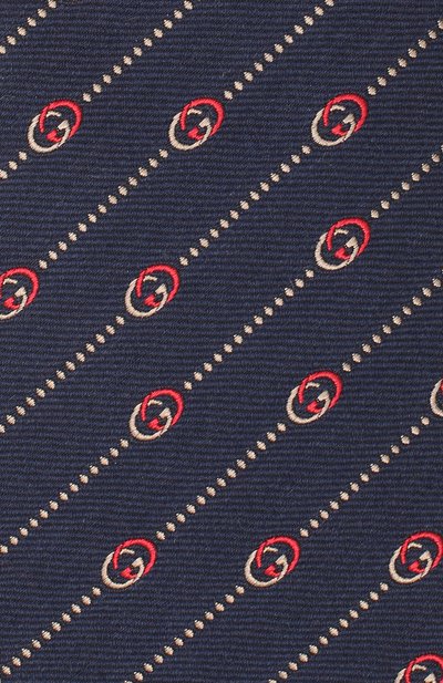 Галстук из шелка и шерсти GUCCI, арт. 624059/4E609, фото 3