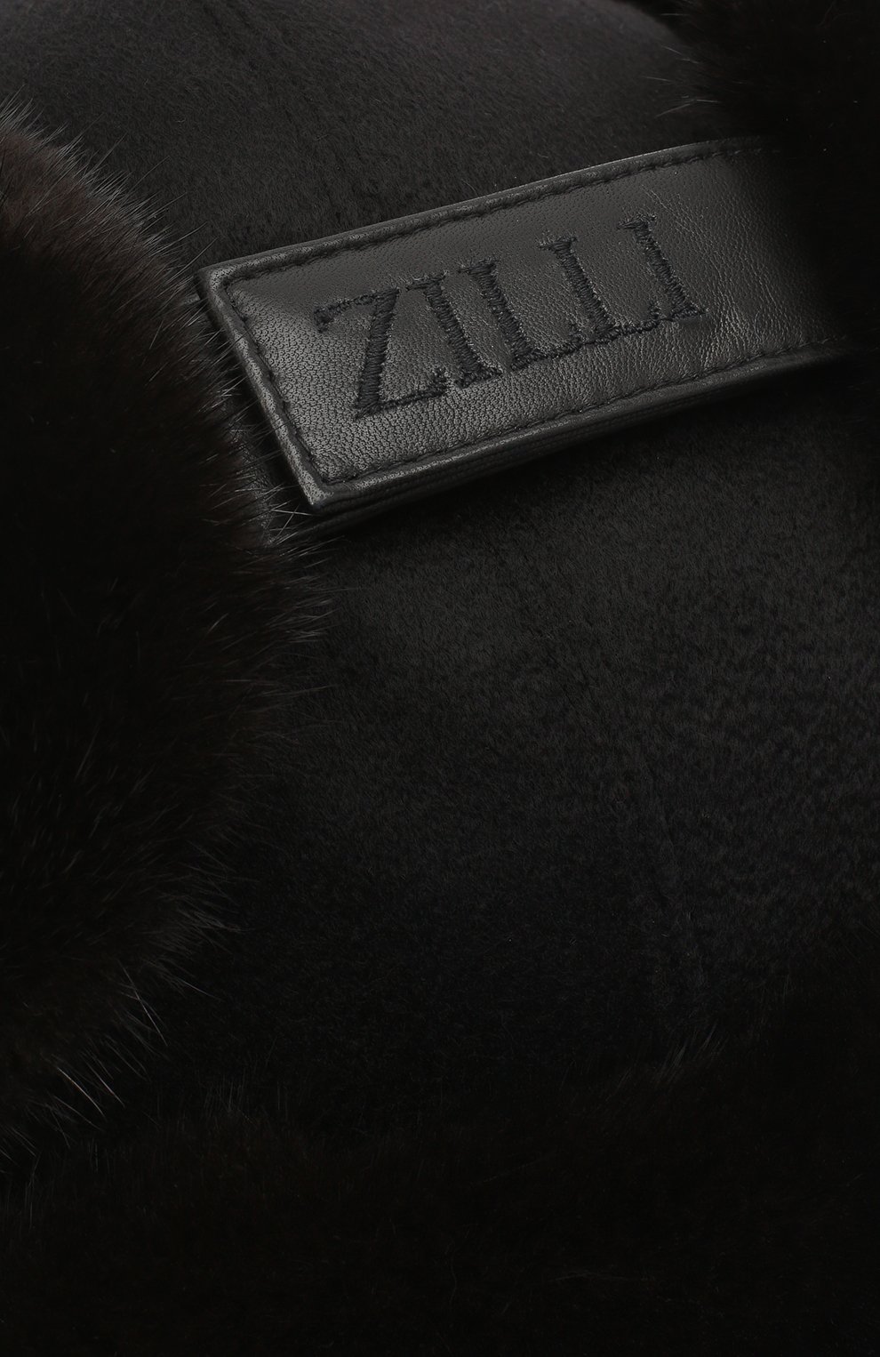 Шапка-ушанка с отделкой из меха норки ZILLI черного цвета по цене 317000 руб., арт. MHQ-0RS00-30337/1001, фото 5 Шапка-ушанка с отделкой из меха норки ZILLI, арт. MHQ-0RS00-30337/1001, фото 5