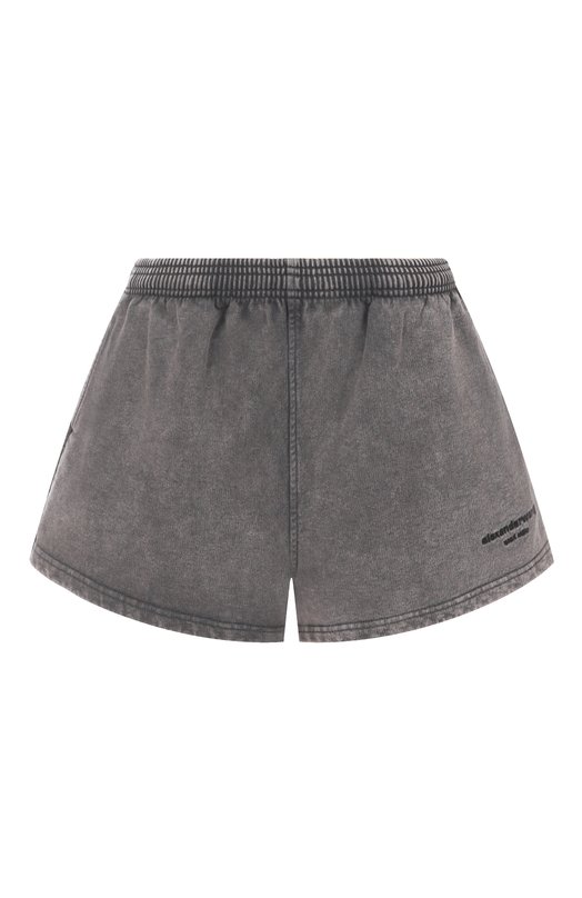 Хлопковые шорты Alexander Wang 1CC3254889 Серый 1CC3254889