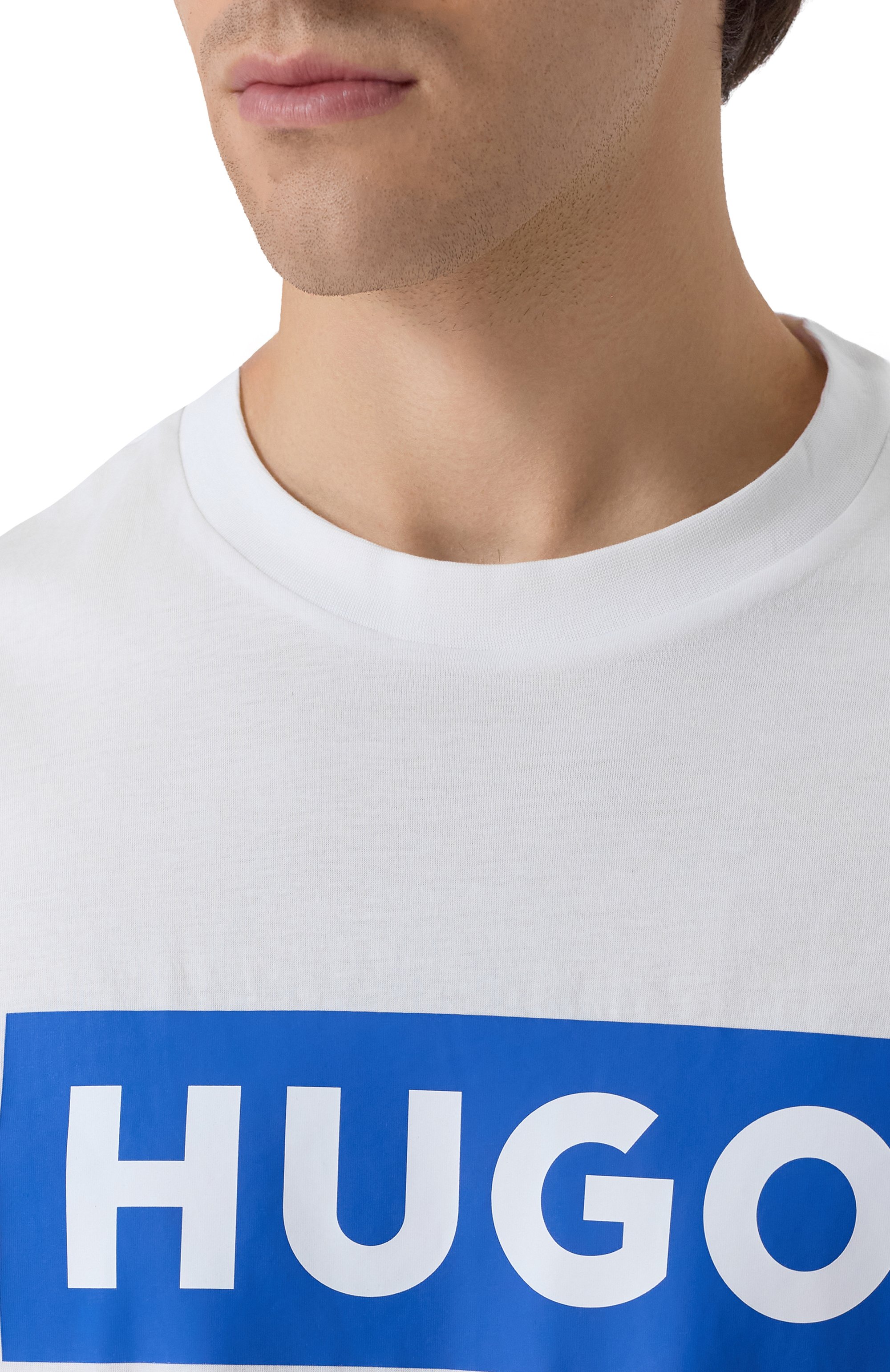 Хлопковая футболка HUGO BLUE, арт. 50522376, фото 5