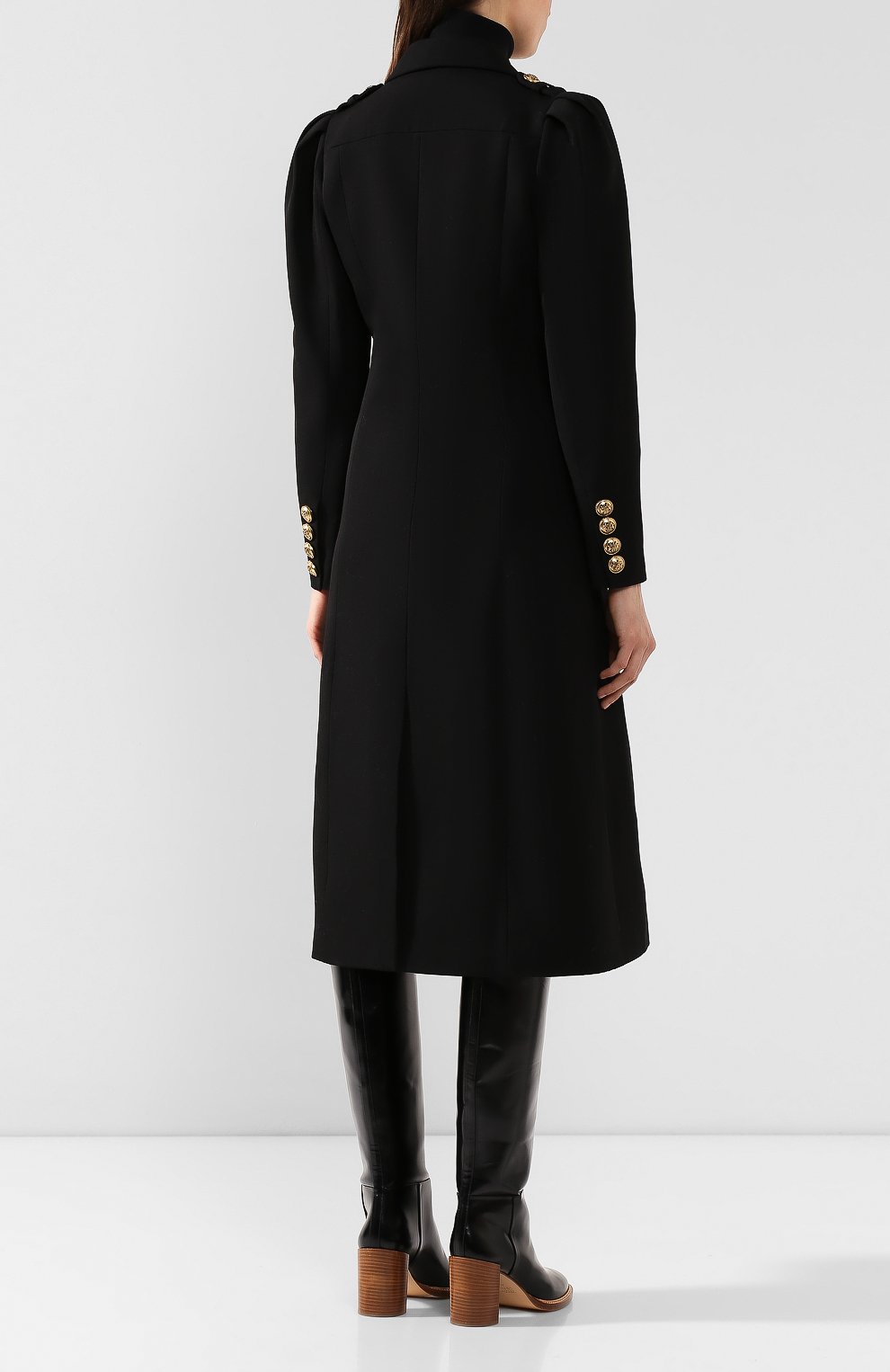 Шерстяное пальто MICHAEL KORS COLLECTION, арт. 501AKN015A, фото 4