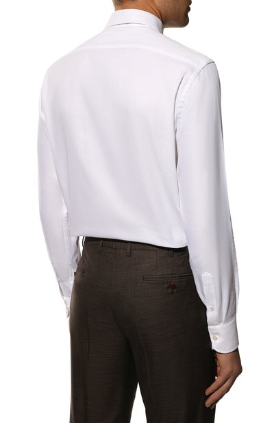 Хлопковая сорочка BROUBACK белого цвета по цене 14950 руб., арт. ASC-NISIDA-570/FIRENZE 223, фото 5 Хлопковая сорочка BROUBACK, арт. ASC-NISIDA-570/FIRENZE 223, фото 5