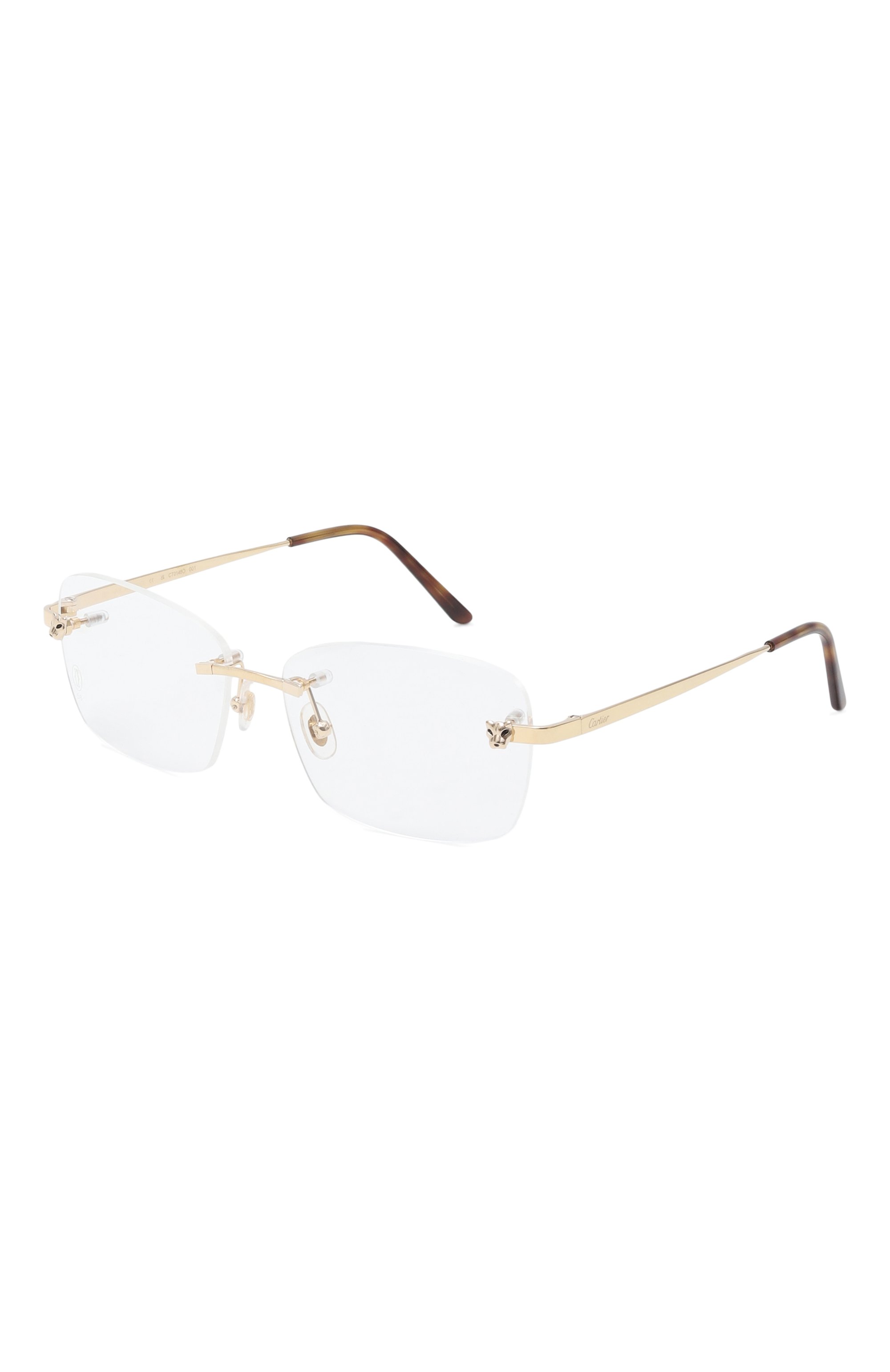 Оправа CARTIER золотого цвета по цене 111000 руб., арт. CT0148 001, фото 1 Оправа CARTIER, арт. CT0148 001, фото 1
