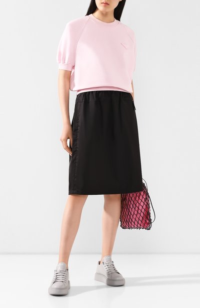 Хлопковый свитшот PRADA, арт. 135678-1WN6-F0028, фото 2