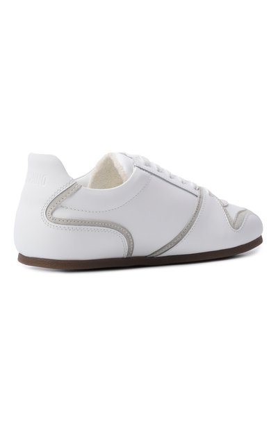 Кожаные кеды MOSCHINO, арт. MA15021G10/MFB, фото 5