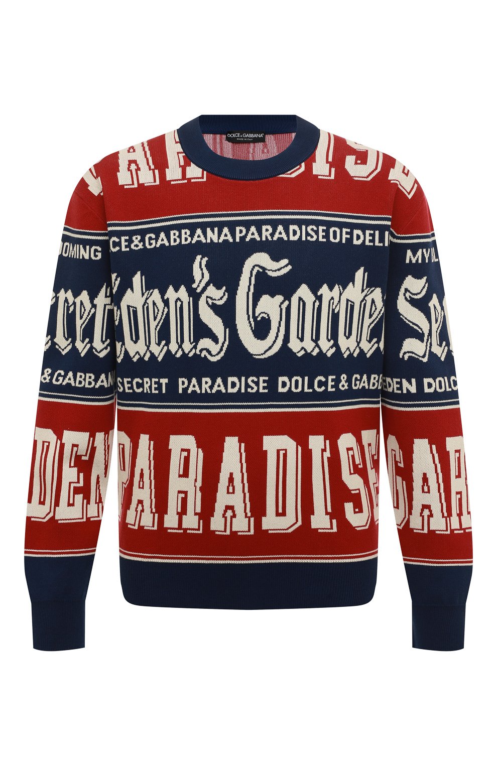 Хлопковый свитер DOLCE & GABBANA, арт. GXJ86T/JACQ2, фото 1