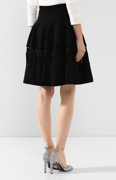 Юбка из вискозы ALEXANDER MCQUEEN, арт. 610724/Q1AL8, фото 4