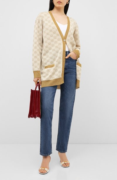 Шерстяной кардиган GUCCI, арт. 605910/XKAHT, фото 2