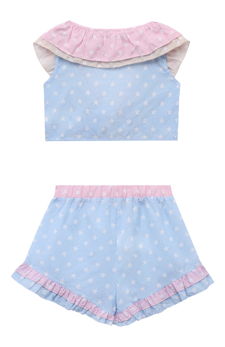 Костюм из топа и шорт MONNALISA, арт. 19C063, фото 2