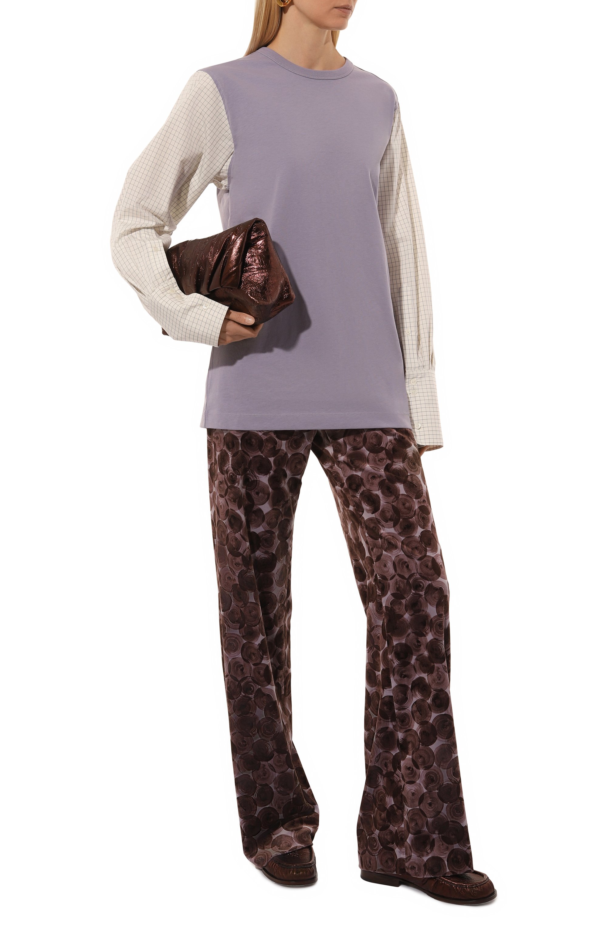 Хлопковый лонгслив DRIES VAN NOTEN, арт. 242-011119-9603, фото 2