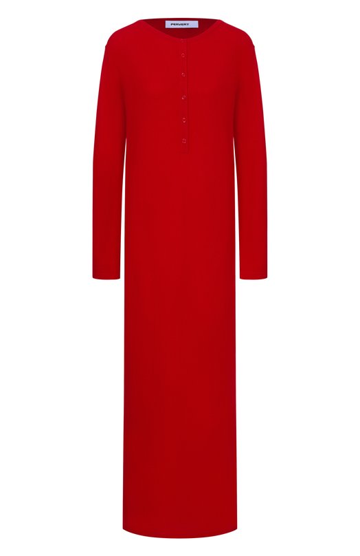 Кашемировое платье Pervert PE26/DR07/31-41 Красный PE26/DR07/31-41