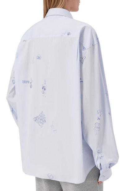 Хлопковая рубашка VETEMENTS, арт. MH27SH256LB, фото 4