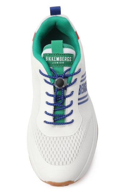 Комбинированные кроссовки klay DIRK BIKKEMBERGS белого цвета по цене 12000 руб., арт. K3B9-21617-0308X256/35-40, фото 4 Комбинированные кроссовки klay DIRK BIKKEMBERGS, арт. K3B9-21617-0308X256/35-40, фото 4