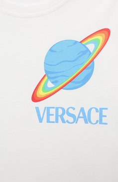 Хлопковая футболка VERSACE, арт. 1007800/1A07223/4A-6A, фото 1