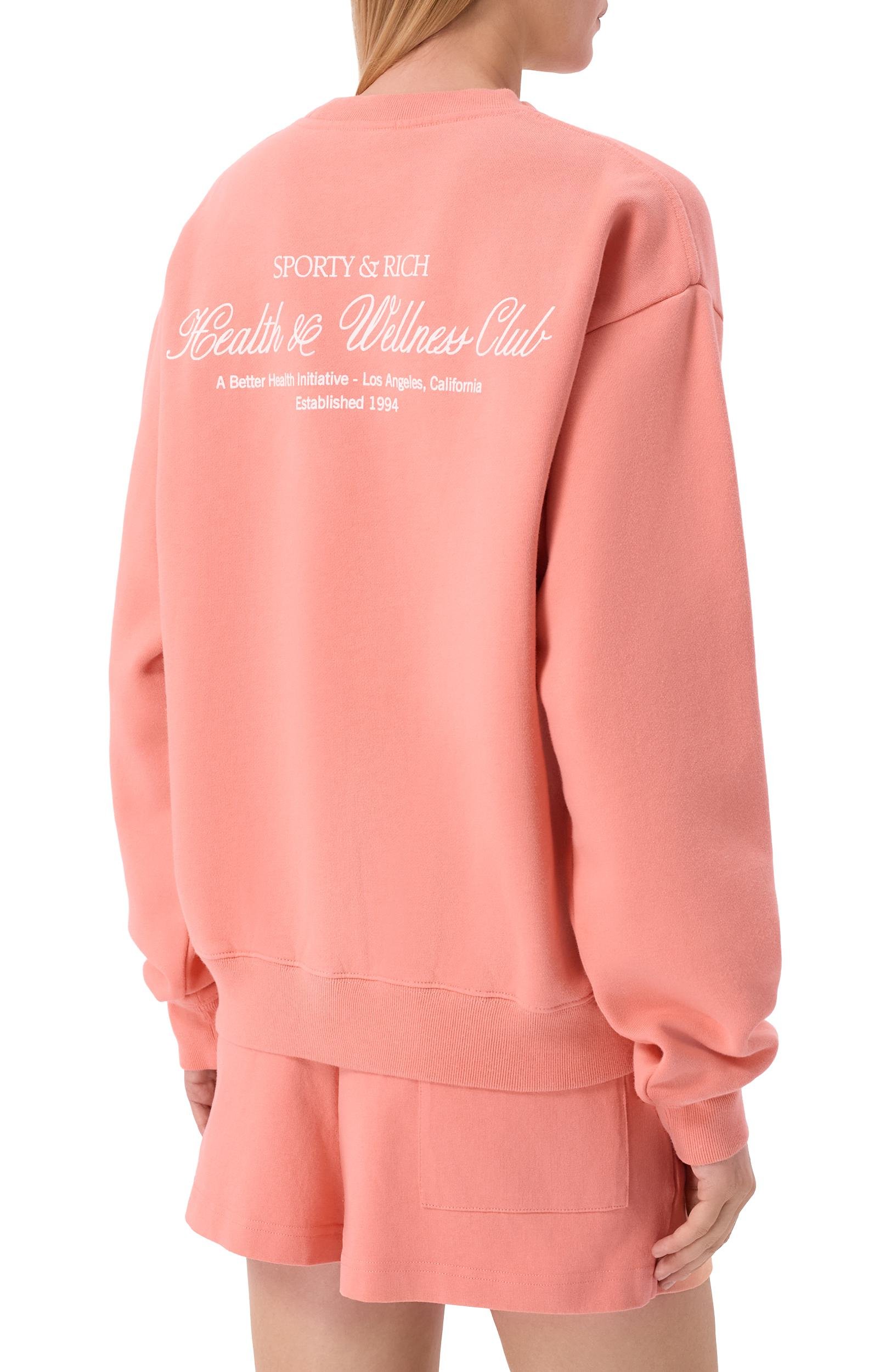 Хлопковый свитшот SPORTY AND RICH, арт. ST098712234PI22, фото 4