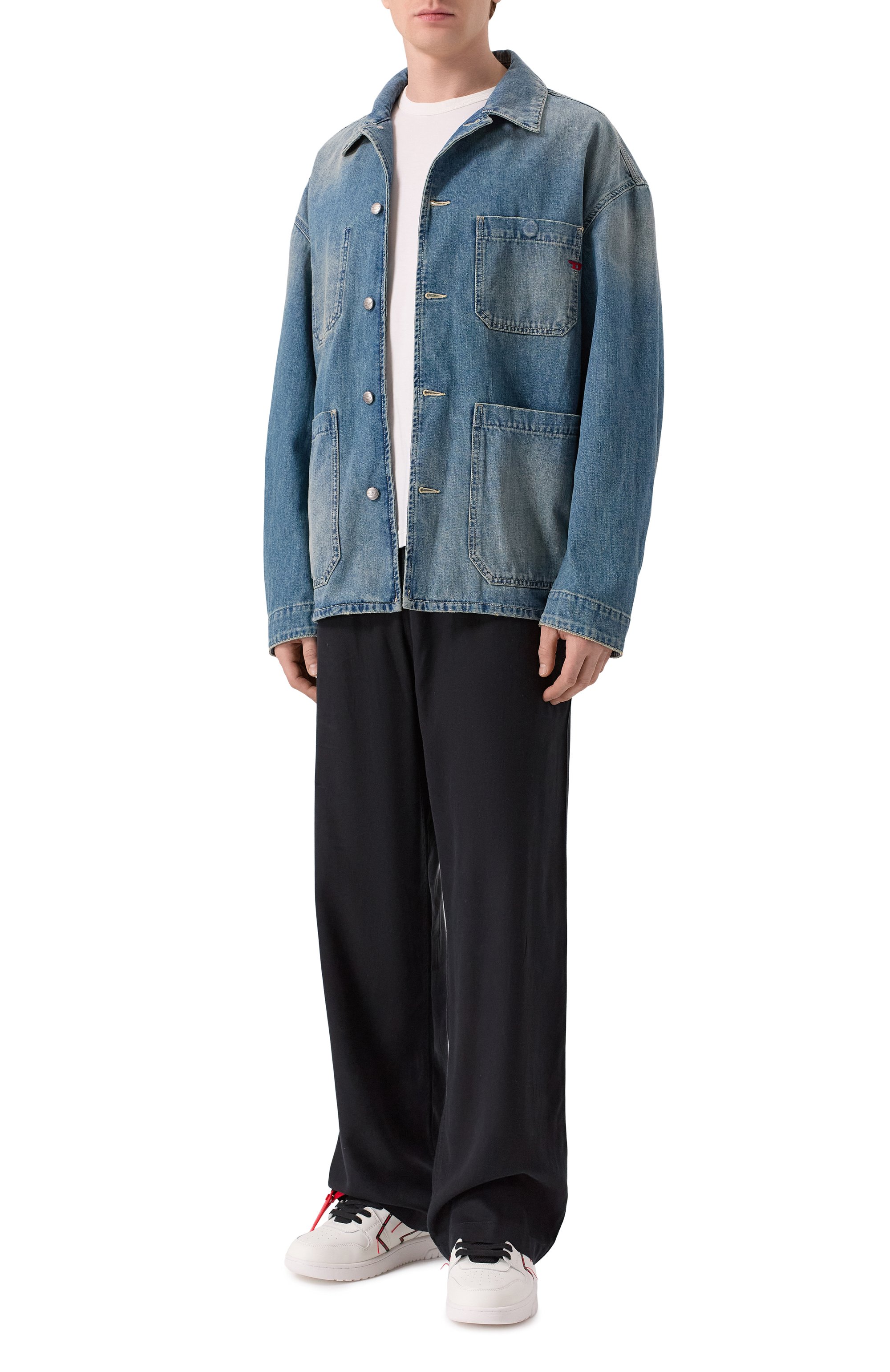 Кожаные кеды out of office OFF-WHITE, арт. 0MIA189F25LEA00D, фото 2