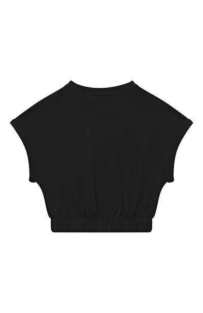Хлопковая футболка MSGM KIDS, арт. MS029392, фото 2