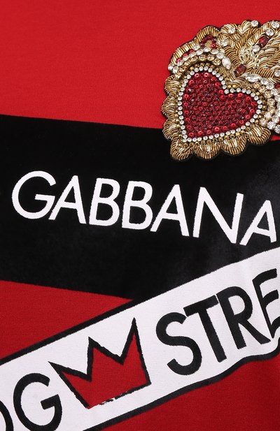 Хлопковая футболка DOLCE & GABBANA, арт. F8L61Z/G7WWC, фото 5