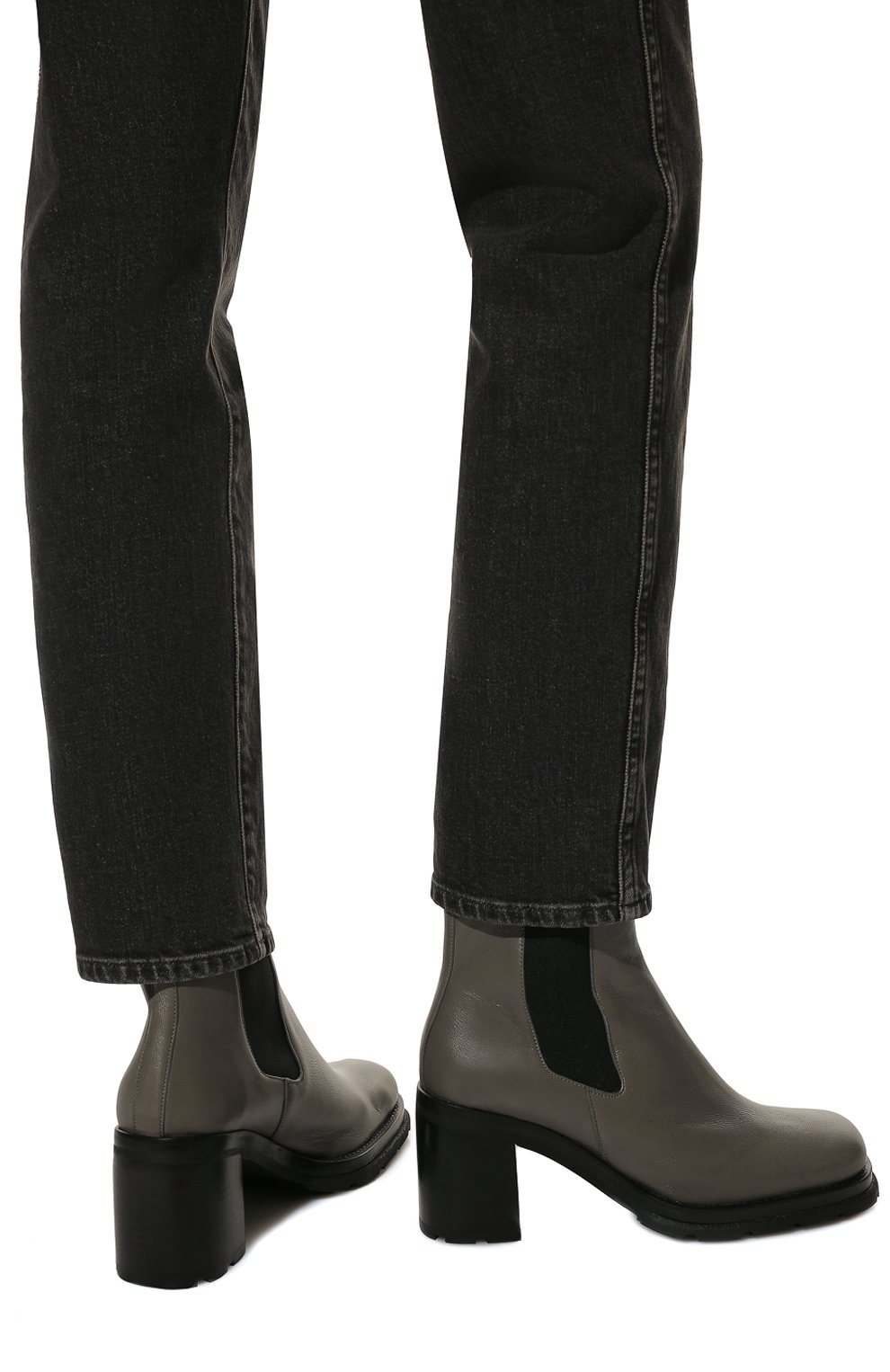 Кожаные ботильоны elijah BY FAR, арт. 22PFELJCEMNAP, фото 3