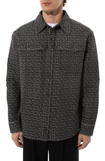 Джинсовая рубашка BALMAIN, арт. BH1HC088/DD68, фото 3