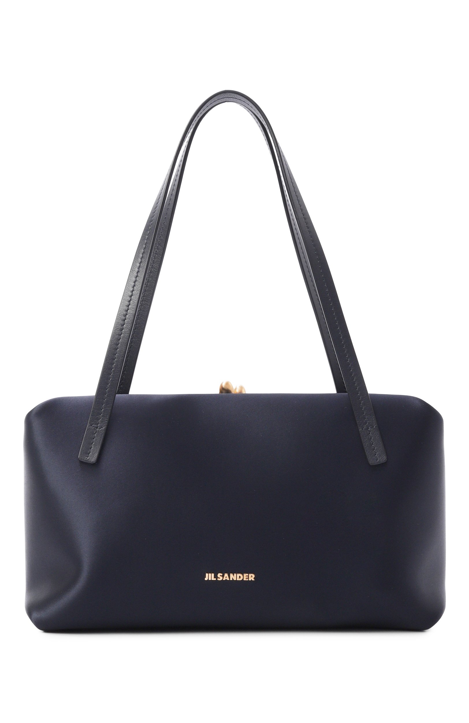 Сумка goji pillow small JIL SANDER темно-синего цвета по цене 278500 руб., арт. J08WD0078/P9339, фото 1 Сумка goji pillow small JIL SANDER, арт. J08WD0078/P9339, фото 1