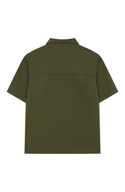 Хлопковая рубашка DSQUARED2 хаки цвета по цене 20900 руб., арт. DQ2775/D0ACB, фото 2 Хлопковая рубашка DSQUARED2, арт. DQ2775/D0ACB, фото 2