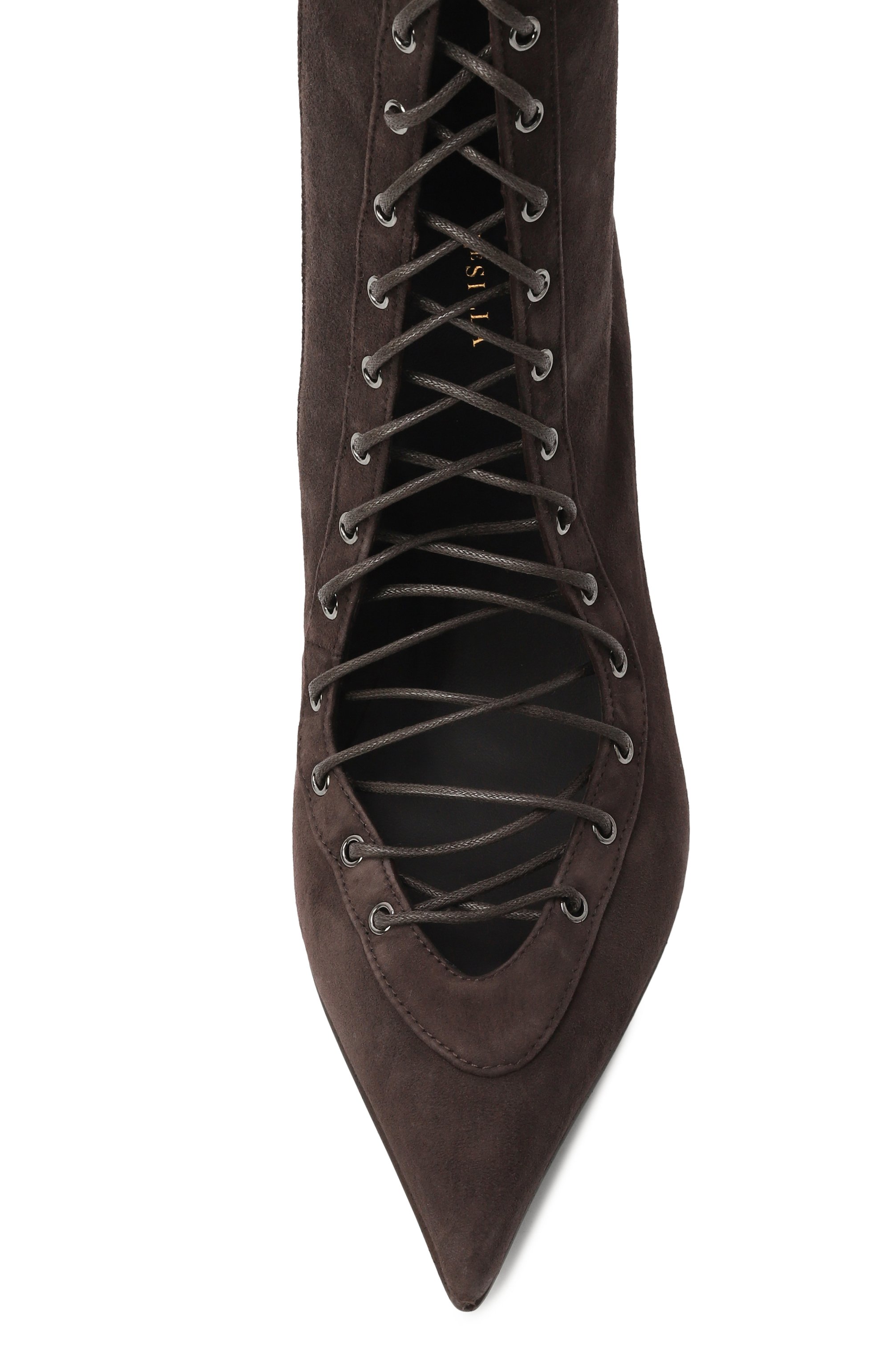 Замшевые ботильоны colette 80 LE SILLA, арт. 4249B080BMPPVEP, фото 6