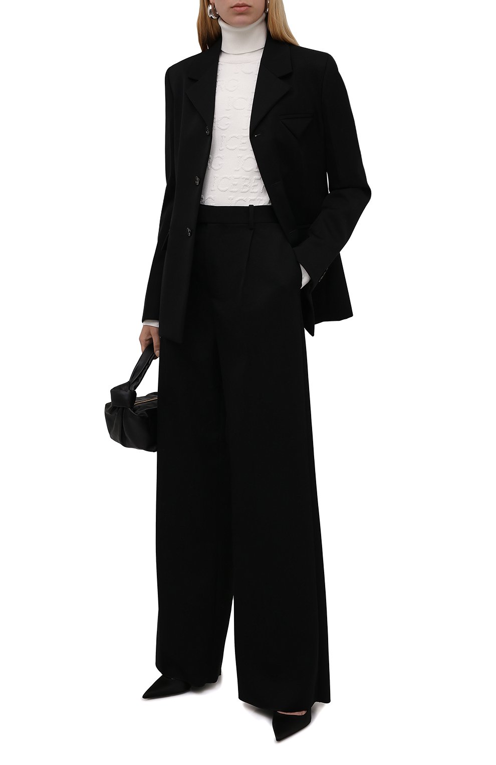 Водолазка из вискозы и хлопка ICEBERG кремового цвета по цене 34650 руб., арт. 21I I2P0/A003/7089, фото 2 Водолазка из вискозы и хлопка ICEBERG, арт. 21I I2P0/A003/7089, фото 2
