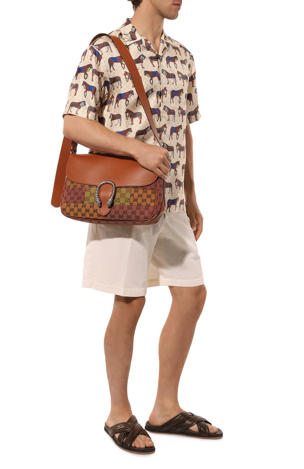 Комбинированная сумка dionysus GUCCI, арт. 758557/AACPA, фото 7