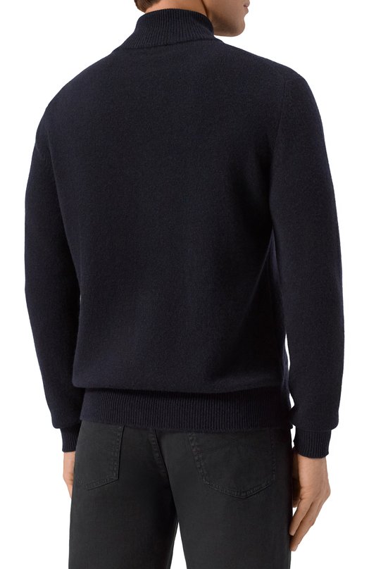 Кашемировый кардиган Brioni UMIF0L02K06 Синий  UMIF0L02K06 Фото 4
