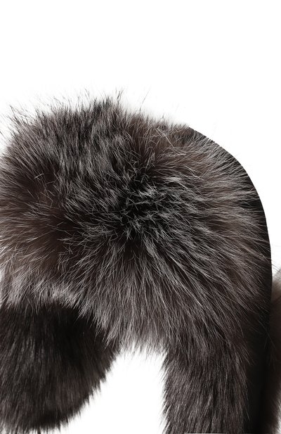 Шапка-ушанка саша с отделкой из лисы FURLAND, арт. 0107609610008600198, фото 3