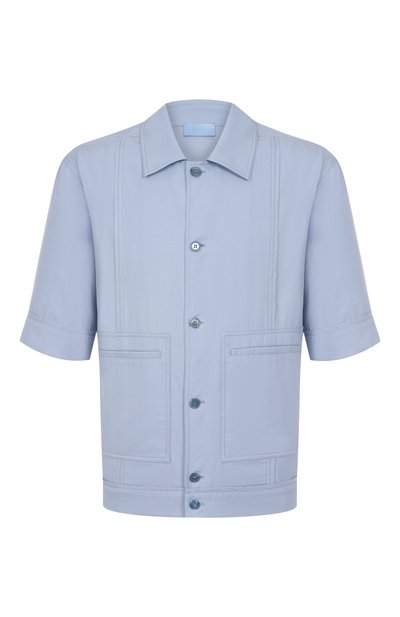 Мужская рубашка из хлопка и шелка MVST, арт. 25E/X1P/0/G041/0207