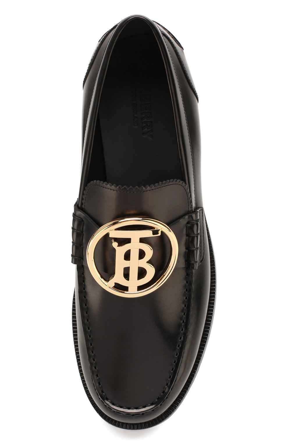 Кожаные лоферы BURBERRY, арт. 8025757, фото 5