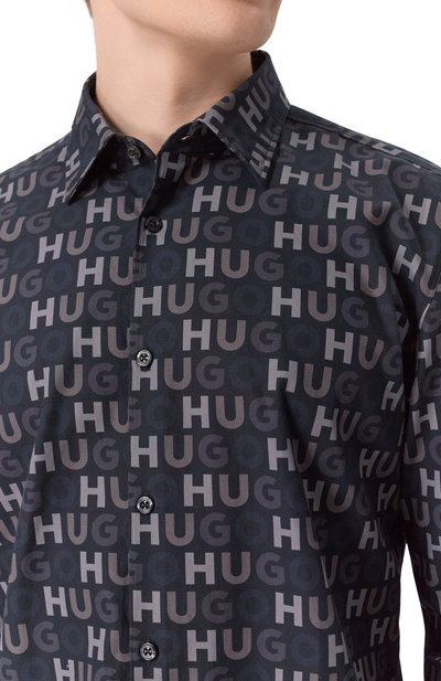 Хлопковая рубашка HUGO, арт. 50555775, фото 5